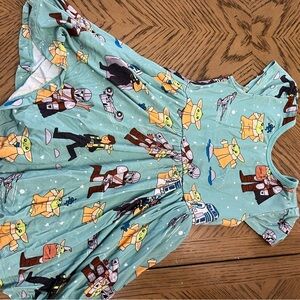 Green Star Wars Themed Dress